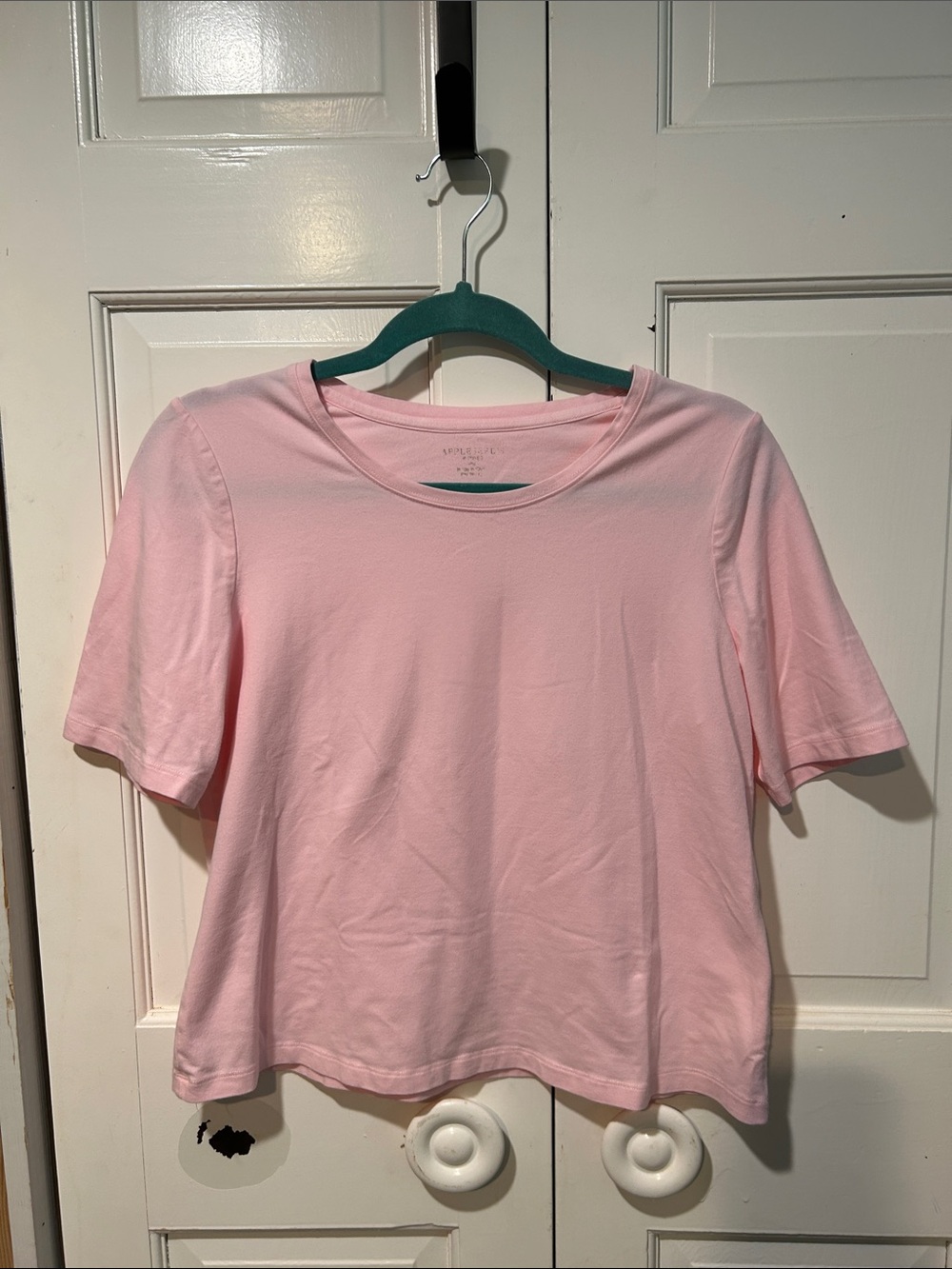 Appleseed's Light Pink Short-Sleeve Crewneck Tee